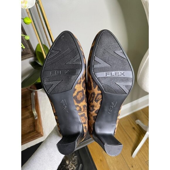 Lifestride Slip-On Booties Gilmore Leopard Women's Size 7W - Picture 11 of 13